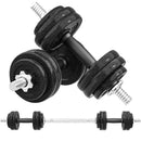 SPORTNOW 2-in-1 30KG Adjustable Dumbbells Set Home Gym