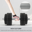 30KG Adjustable Dumbbells Set Home Gym Weight Lifting