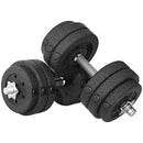 30KG Adjustable Dumbbells Set Home Gym Weight Lifting